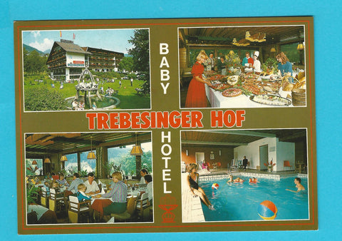 AK Trebesing Bad. Babyhotel Trebesinger Hof. Bad Königsquell.