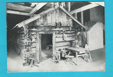 AK Almhütte mit Käserei. (Schenkung von Hugo Manhart). im Bezirksheimatmuseum Schloß Porcia Spittal/Drau.