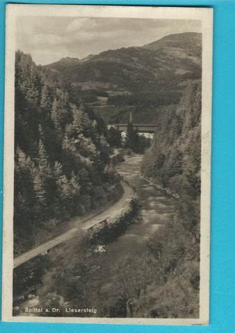 AK Spittal an Drau Liesersteig. (1927)