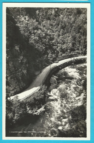 AK Lieserstraße bei Spittal an der Drau. (1928)