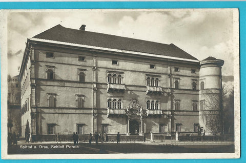 AK Spittal an der Drau. Schloß Porcia.