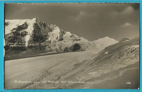 Muster-AK Großglockner mit Pasterze und Johannisberg. (Kellner Verlag)