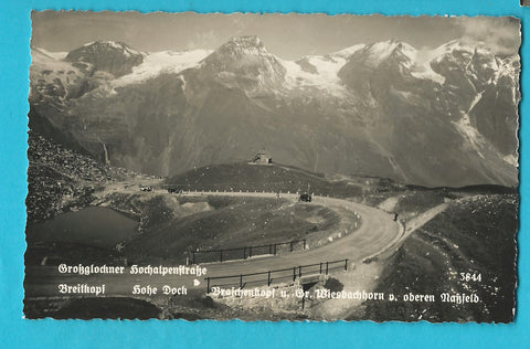 AK Großglockner Hochalpenstraße.. Breitkopf Hohe Dock. Braschenkopf u. Gr. Wiesbachhorn v. oberen Naßfeld.