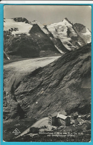 AK Glocknerhaus mit Großglockner. (1937/38)