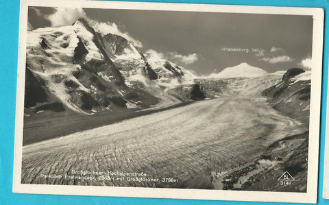 AK Großglockner-Hochalpenstraße Parkplatz Freiwandeck mit Großglockner.