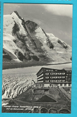 AK Kaiser Franz Josefhaus mit Großglockner.