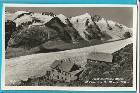 AK Franz Josefshaus mit Pasterze und Großglockner.