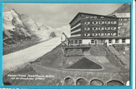 AK Kaiser Franz Josefhaus mit Großglockner.