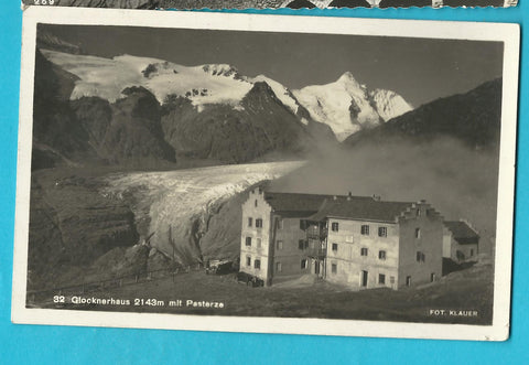 AK Glocknerhaus mit Pasterze u. Grossglockner.