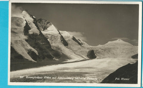 AK Großglockner mit Johannisberg u. Pasterze.