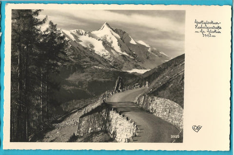 AK Großglockner-Hochalpenstraße mit Großglockner.