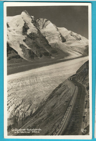 AK Grossglockner Hochalpenstraße und Grossglockner.