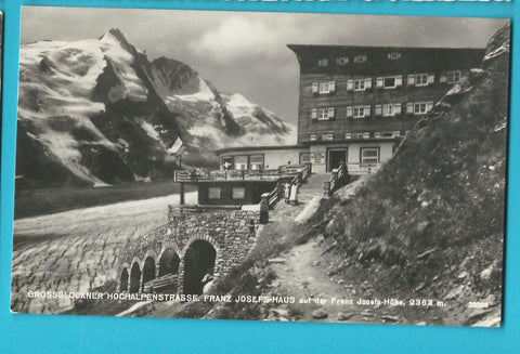 AK Grossglockner Hochalpenstrasse Franz Josefshaus auf der Franz Josefs-Höhe.