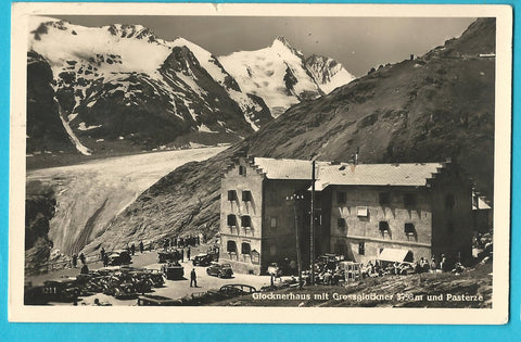 AK Glocknerhaus mit Grossglockner und Pasterze. (1940)