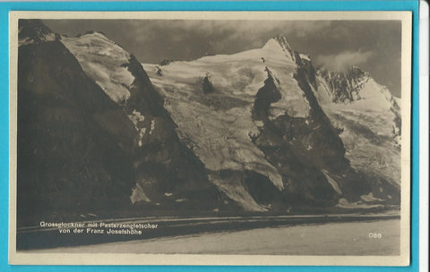AK Grossglockner mit Pasterzengletscher von der Franz Josefshöhe. (1925)
