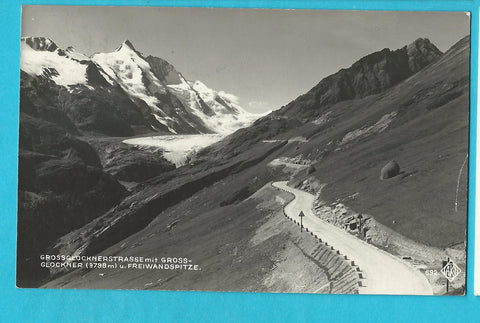 AK Grossglocknerstrasse mit Grossglockner u. Freiwandspitze.
