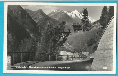 AK Großglockner Hochalpenstrasse Blick zum Großglockner.