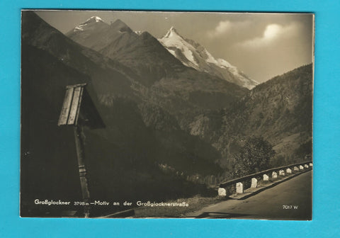 Muster-AK Grossglockner. Motiv an der Grossglocknerstrasse. (Kellner-Verlag)