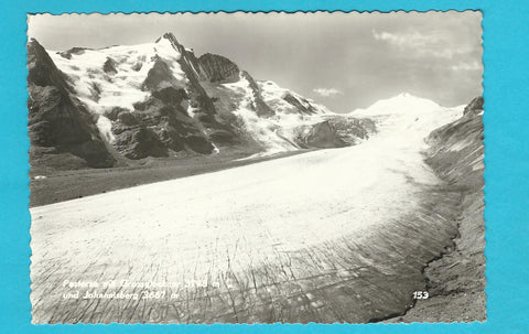 AK Pasterze mit Grossglockner und Johannisberg.