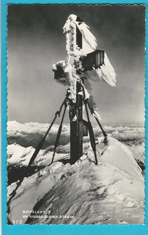 AK Gipfelkreuz am Grossglockner.