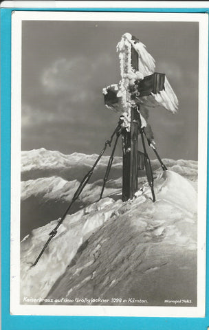 AK Kaiserkreuz auf dem Grossglockner.