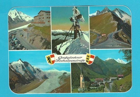 AK Klebebildkarte Grossglockner Hochalpenstrasse.
