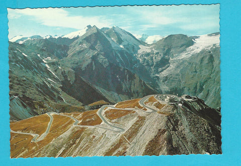 AK Grossglockner Hochalpenstrasse. Parkplatz Edelweißspitze mit Fuschertörl.