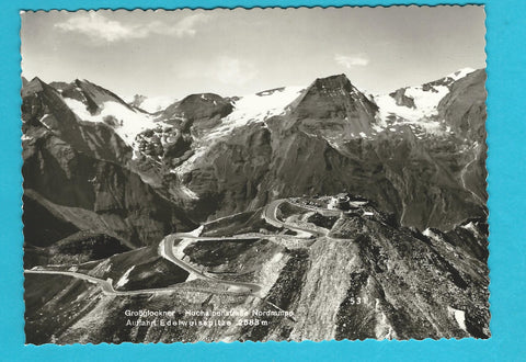 AK Grossglockner Hochalpenstrasse. Nordrampe. Auffahrt Edelweisspitze.