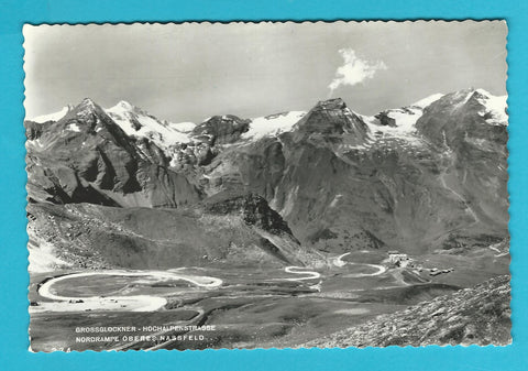 AK Grossglockner Hochalpenstrasse. Nordrampe Oberes Nassfeld.