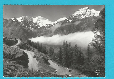 AK Grossglockner Hochalpenstrasse. Käfertal mit Sonnenwelleck. Fuscherkarkopf Breitkopf und Hoher Dock.