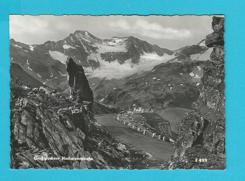 AK Grossglockner Hochalpenstrasse Nordrampe. Hexenküche g. Brennkogel.