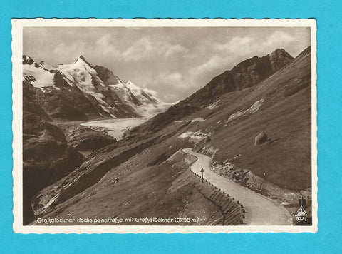 AK Grossglockner Hochalpenstrasse mit Grossglockner.