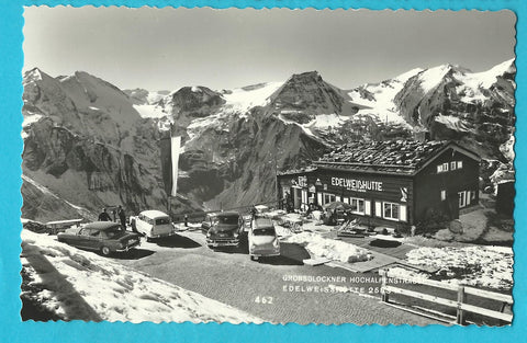 AK Grossglockner Hochalpenstrasse. Edelweisshütte.