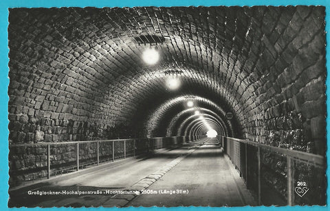 AK Grossglockner Hochalpenstrasse Hochtortunnel.