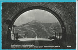 AK Grossglockner Hochalpenstrasse. Mittertörltunnel gegen Edelweisspitze.