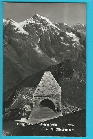 AK Grossglockner Hochalpenstrasse mit Gr. Wiesbachhorn.