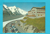 AK Parkplatz Franz Josephs Höhe mit Schnellgaststätte und Grossglockner.