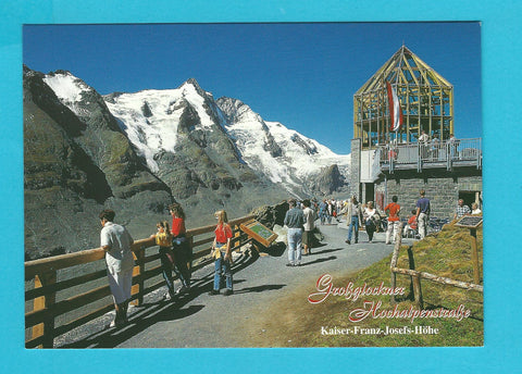 AK Grossglockner Hochalpenstrasse. Kaiser Franz Josef Höhe. Wilhelm Swarovski Beobachtungswarte.