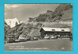 AK Parkplatz Hohensattel. Kaiser Franz Josefhaus mit Grossglockner.