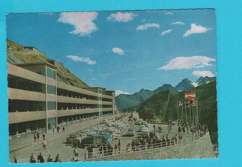 AK Grossglockner Hochalpenstrasse. Parkplatz Freiwandeck.