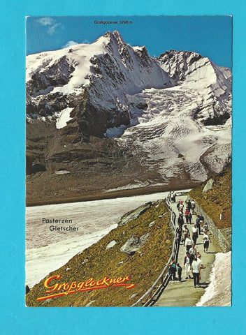 AK Grossglockner. Pasterzengletscher. Gamsgrubenweg. Parkplatz Freiwandeck.