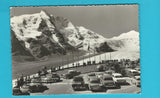 AK Parkplatz Freiwandeck mit Grossglockner und Johannisberg und Pasterzengletscher.