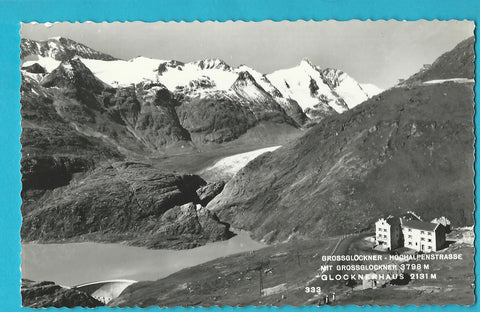 AK Grossglockner Hochalpenstrasse. Glocknerhaus.