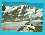 AK Hofmanns Hütte mit Pasterzengletscher.
