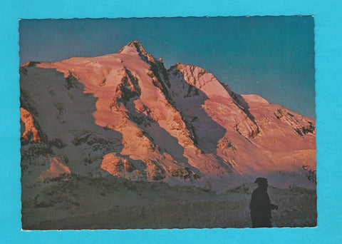 AK Alpenglühen am Grossglockner.