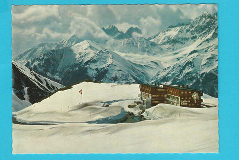 AK Grossglockner Hochalpenstraße. Hotel Restaurant Wallackhaus am Hochtor.
