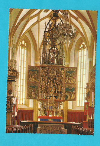 AK Wallfahrtskirche Heiligenblut. Gotischer Hochaltar von Michael Pacher.