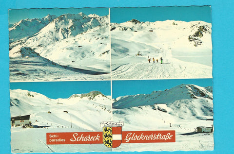 AK Schiparadies Schareck. Glocknerstrasse.