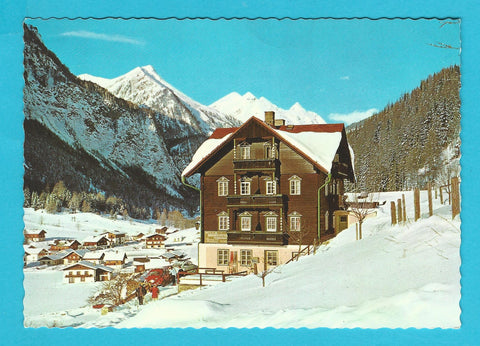 AK Heiligenblut 44. Villa Brandstätter. Inhaberin: Maria Lackner.