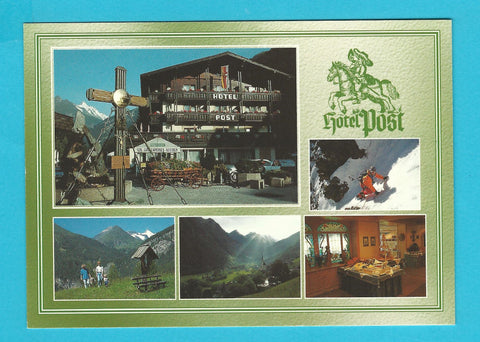 AK Heiligenblut. Hotel Post. Besitzer: Familie Eder.